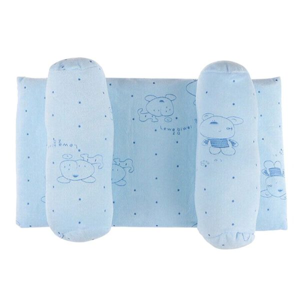 Soft Head Shaping Newborn Pillow for Flat Head Prevention, Breathable & Portable Infant Cushion - Baby Head Shaping Pillow - Adjustable Newborn Baby Head Shaping Pillow ( Random Color & Design ) - Without Box - Image 7