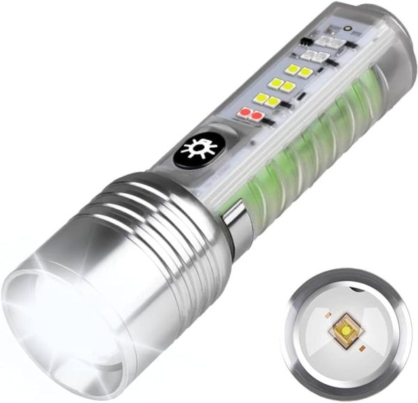 Coba Mini LED Torch Light - Coba CB 1658 – Super Bright Handheld Tactical Light  | Multiple Modes | Zoom-able Electric Flashlight for Camping, Hiking & Cycling ( Random Color ) - Image 9