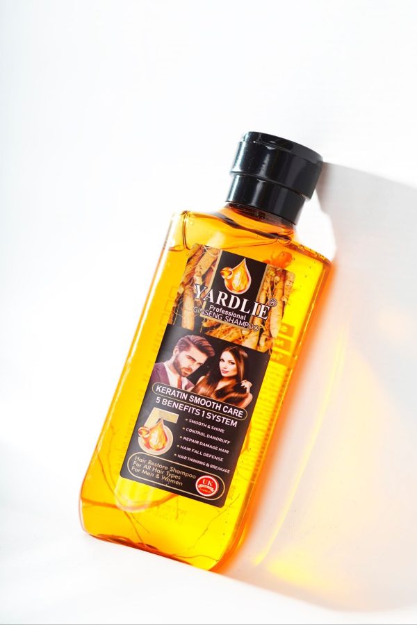 Ginseng Yardlie Shampoo For Hair Volumizing, Shining, Strengthening & Dandruff Treatment 400g - Image 3
