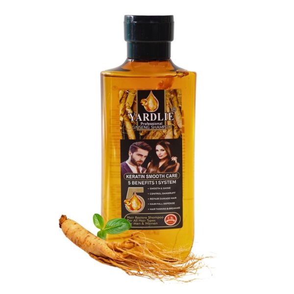Ginseng Yardlie Shampoo For Hair Volumizing, Shining, Strengthening & Dandruff Treatment 400g - Image 4
