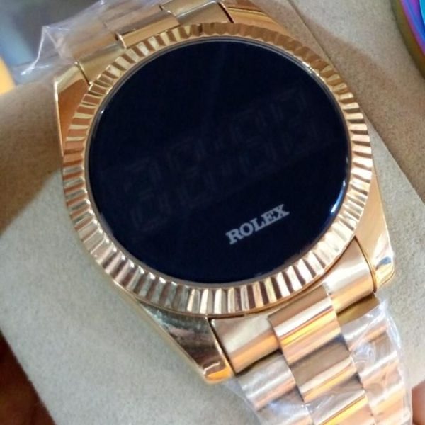 Rolex style Digital Watches Fashion Stainless Steel watch | Digital Watch (With Box) - Image 7