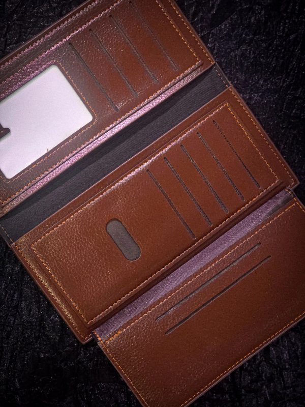 Rexine Wallet Smart Wallet for Male Easy To Carry, Stylish And Slim - Brown Color | Wallet For Mens | Stylish Wallet - Image 8