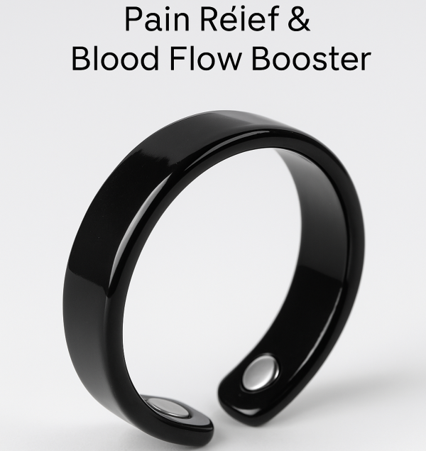01 PCs Magnetic Health Ring – Pain Relief & Blood Flow Booster Ring | Ring For Improve Health - Blood Flow Booster - Ring For Boost Blood Flow - Black Color - Image 8