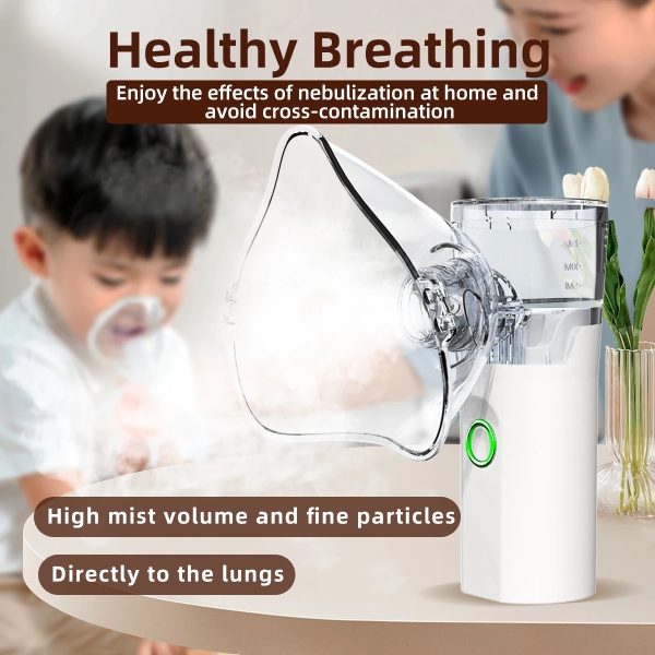 Portable Nebulizer For Asthma Inhaler Nebulizer Machine For Kids And Adults Medical Asthma Nebulizer - Rechargeable - Image 3