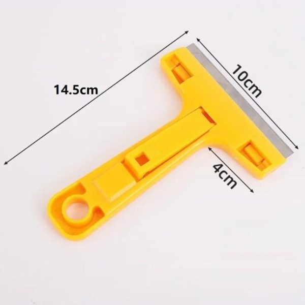 Heavy-Duty Razor Blade Scraper Tool for Removing Labels, Stickers, Caulk, Adhesive & Paint – Multipurpose Cleaning Tool for Glass, Tiles & Smooth Surfaces | Wall Scraper |Scraper With Blade |  - Image 5