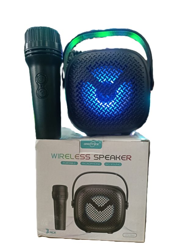 GREATNICE WIRELESS SPEAKER PORTABLE MICROPHONE BIG SOUND VOICE CHANGER MIC HD SOUND WIRELESS TECNOLOGY | Wireless Bluetooth | - Image 3