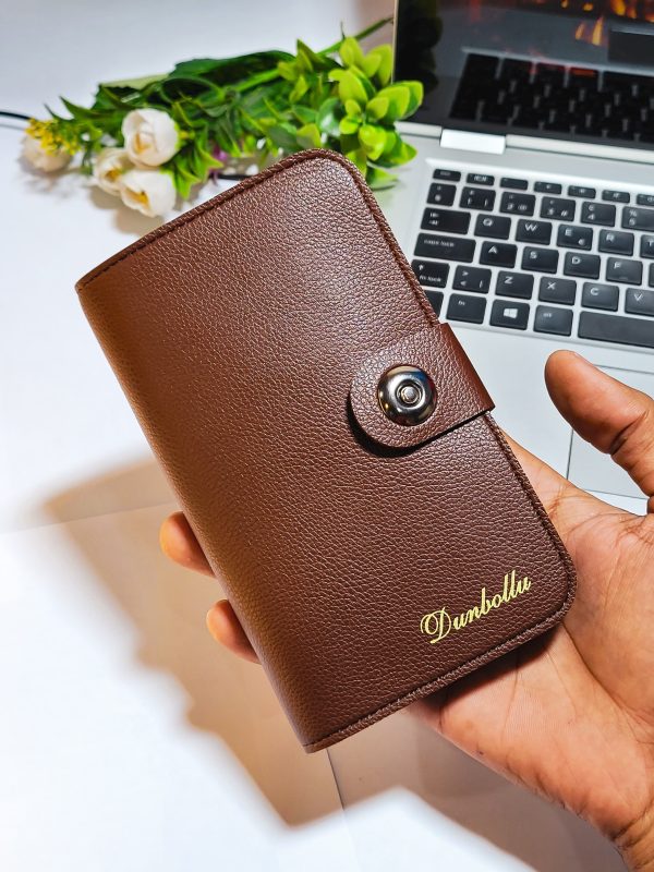 Dunbollu Slim Long PU Leather Wallet For Men With Zip - Card Holder Gents Wallet's | Best Quality Wallet For Men | Men's Wallet - Random Color - Image 10