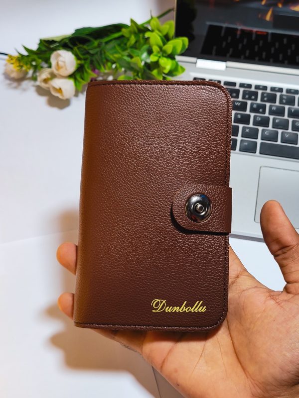 Dunbollu Slim Long PU Leather Wallet For Men With Zip - Card Holder Gents Wallet's | Best Quality Wallet For Men | Men's Wallet - Random Color - Image 12