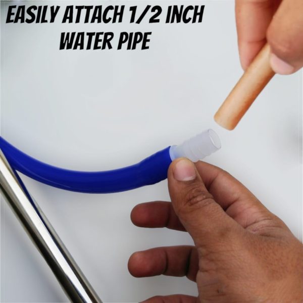 6ft Extendable  Steel Solar Panel Cleaning Brush with Water Flow System Long Reach Rod, Soft Bristle Head for Streak-Free, Efficient Solar Panel Maintenance | Solar Panel Cleaning Brush (Without Box) - Image 9