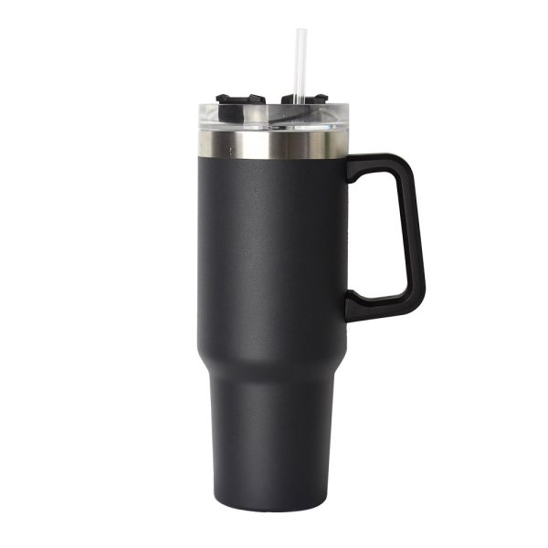 Stanley 40 Oz (1200ML) Stainless Steel Vacuum Insulated Tumbler with Straw – Leak-Proof Quencher Cup for Hot & Cold Beverages, Travel Mug, Gym Water Bottle, Coffee Thermos -Random Colors | Stanley | (With Box) - Image 4