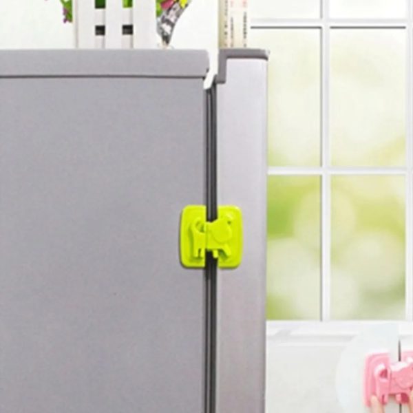 01 PCs Cute Dog Shape Cartoon Cabinet Door Child Safe Lock Refrigerator Toilet Baby Safety Tools | Refrigerator Lock | Lock For Cabinet - Random Color - Image 14