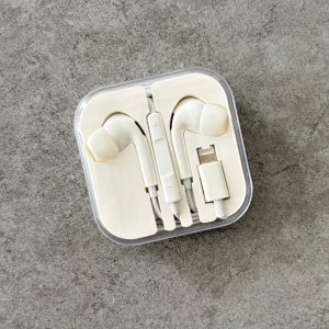 Apple Ear Headphones Wired Earphone for iPhone Microphone Ear Phone - Hands-Free | Handsfree For Mobile Phone - Without Box - Random Color