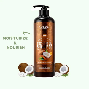 Lichen Hair Shampoo - Lichen Coconut Oil Shampoo, Sulfate Free, Paraben Free, Silicone Free, Color Safe, and Vegan Hair Shampoo - 500 ml  