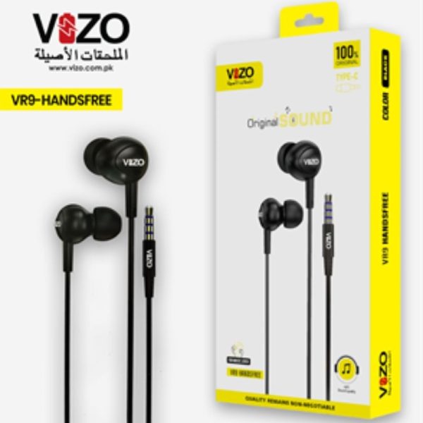 VR9 Micro – Premium Wired Earphones with Dual IC Mic | Best Quality Hands-Free | Headphone | Hands-Free For Mobile Phone | Android Vr9 Micro Hands-Free - Image 3