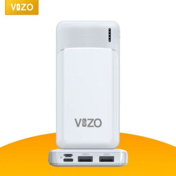 VHT-12 – 10,000mAh Full-Size Power Bank | Vizo VHT-12 Power Bank | Best Quality Power Bank Vht12 - Android Power Bank - Random Color - Image 6