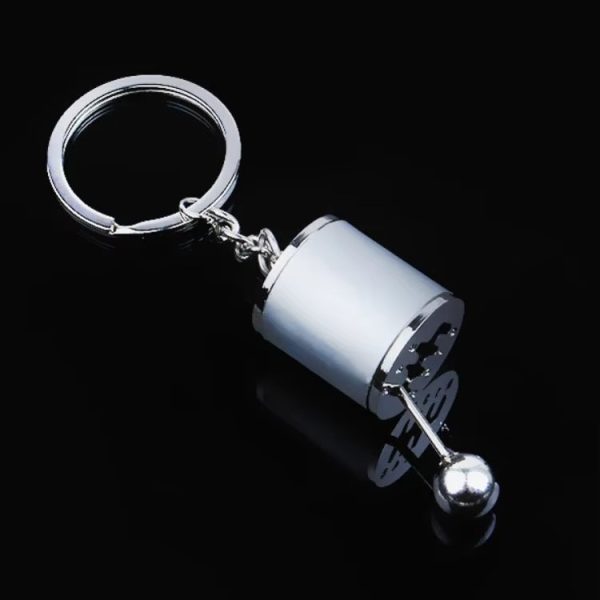 Car Gearbox Manual Transmission Lever Keychain – Metal Pendant Keyring | Key-Chain For Bikes & Cars - Random Color - Image 4