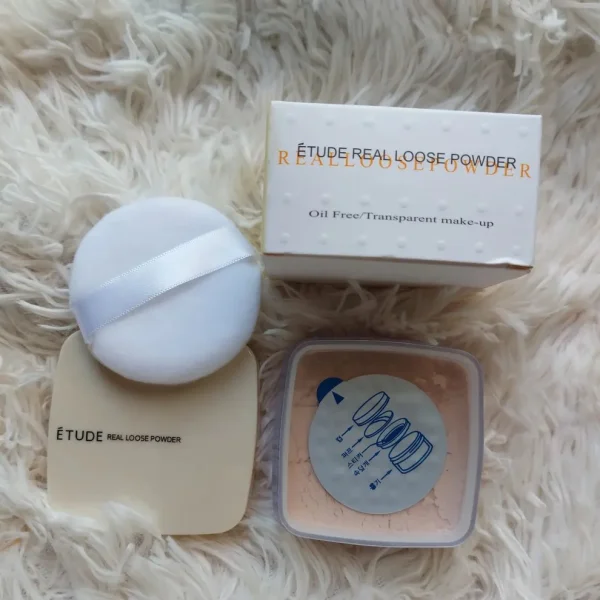 Etude Real Loose Powder – Oil Control & Smooth Matte Finish | Shades 21 & 22