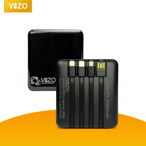 VPB16 – 10,000mAh Compact Power Bank | Vizo VP 16TH Power Bank | Mobile Phone Power Bank - Android Power Bank - Random Color - Image 6
