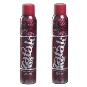 01 Piece - ZATAK MUSK DEODORANT SPRAY 200ML - Zatak Spicy Deodorant Spray Perfume Deodorant Spray - Random Color