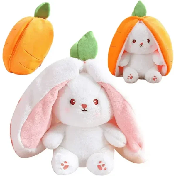 Rabbit New Creative Strawberry Rabbit Plush Soft Doll Hug Pillow | Best Quality Stuff Toy For Babies & Kids - Random Color - Image 8
