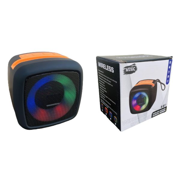 X-911 Professional Designer X-911 Speaker BT Wireless Speaker High Quality Audio Box Speaker Portable - Random Color  - Image 4