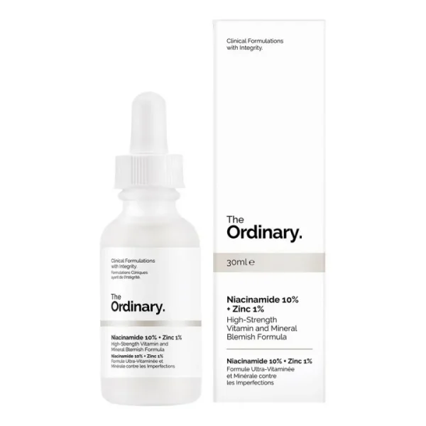 The Ordinary Niacinamide 10% + Zinc 1% Serum [30ml] | High-Strength Vitamin & Mineral Blemish Formula for Oil Control | Skin Brightening and Clear Radiant Complexion