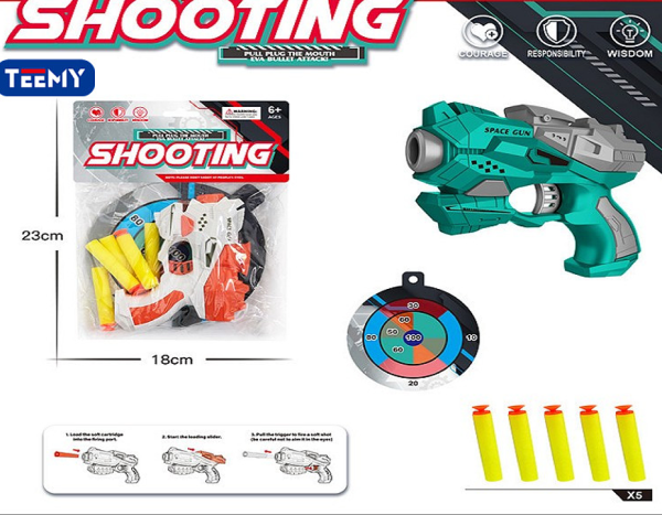 Plastic Soft Bullet Gun Promotional Toys Toy Guns Soft Bullets Soft Bullet Pistol -  Soft Bullet Shooting Gun - Random Color