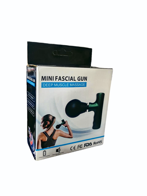 Mini Rechargeable Fascial Gun – Portable Deep Muscle Massager for Pain Relief and Relaxation - Random Color - Image 2