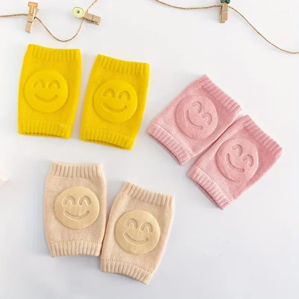 02 Pcs ( Pair ) - Soft & Protective Baby Knee Pads – Cushioned Support for Crawling Infants & Active Toddlers - Random Color - Image 7