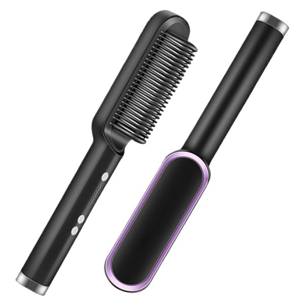 Multifunctional Hair Straightener Brush Heated Brushes Ceramic Anti-Scald Hair Straightening Hot Comb Hair Care Fast Heating - Image 2