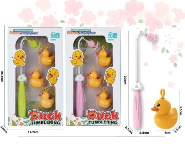 Baby Bath Duck Fishing Game Set – Floating Ducks with Fishing Rods for Toddlers, Fun Water Play Toy for Bathtime, Early Learning & Hand-Eye Coordination – Safe & Colorful Bath Toy