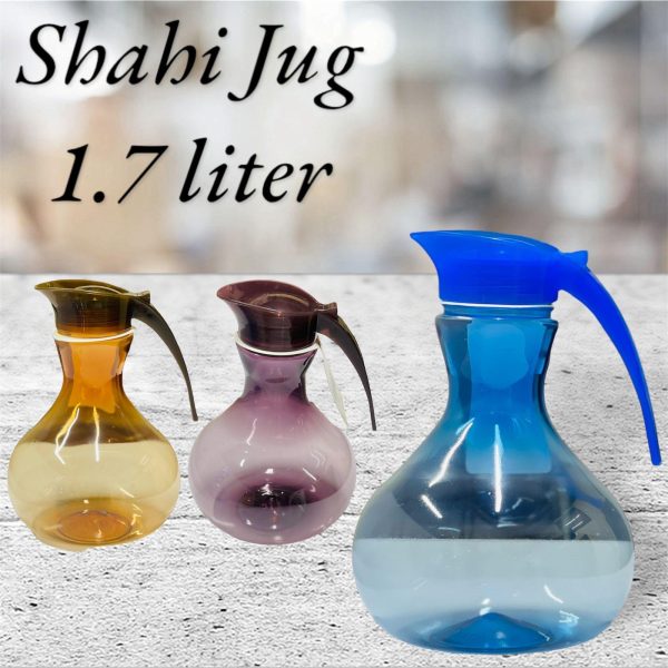 Plastic Shahi Jug Premium Quality Plastic Jug – Royal Design | Large storage jug  | Unique Crystal Shahi Jug (1.75 L) - Image 14