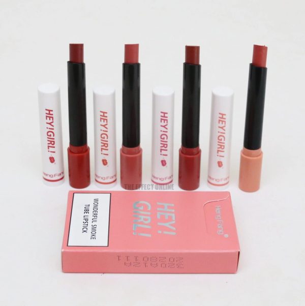 4-in-1 Trending Lipstick Set – Cigarette-Shaped Matte Lipsticks, Long-Lasting, Easy to Apply, Non-Sticky & Fade-Resistant Lip Gloss for Makeup Lovers - Image 3