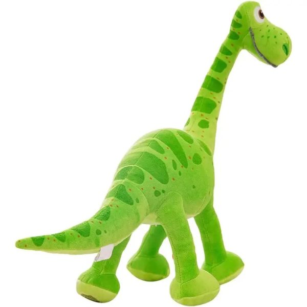 Green Collar Dinosaur Stuffed Toy – Soft Plush Dinosaur Doll for Kids, Toddlers & Babies – Cute Cartoon Dino with Green Neck Scarf – Perfect for Snuggling, Gifting & Nursery Decor - Image 5