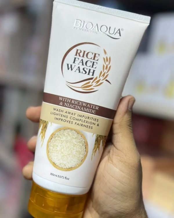Bioaqua Rice Brightening Facial Cleanser 150ml – Deep Cleansing and Hydrating Face Wash Infused with Natural Rice Extract for Smooth, Radiant, and Even-Toned Skin – Gentle Daily Skincare for All Skin Types - Image 7