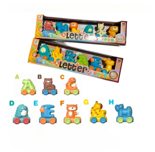 Alphabet Animal Learning Toy for Kids – Fun & Interactive Way to Teach Letters, Words & Animal Names – Perfect for Toddlers - Pack Of 03