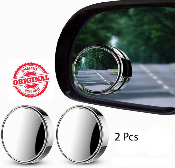 2pcs Round Blind Spot Mirrors – Wide-Angle Lens for Enhanced Rear and Side View Visibility – Convex Mirror for Cars, SUVs, and Trucks – Universal Fit Safety Accessory - Plastic Material - Image 8