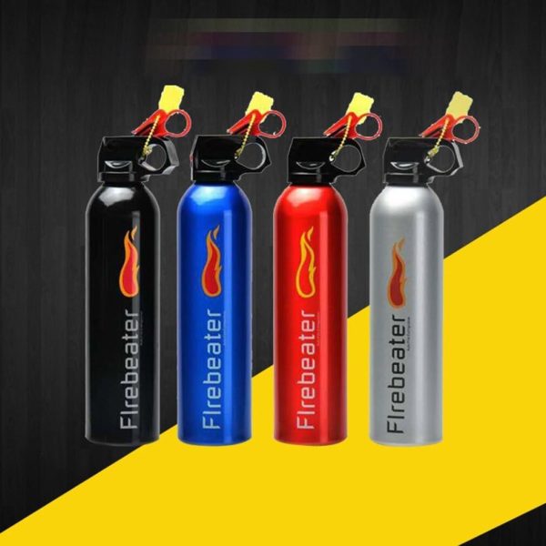 Universal Motorcycle Fire Extinguisher Bottle – 500gram - Heavy-Duty Metal Body with Mounting Bracket – Fits All Bikes & Motorcycles – Compact Emergency Safety Tool ( Random Color ) - Image 8