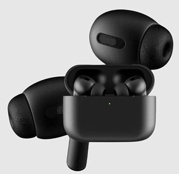 Premium Wireless Black AirPods Replica – Sleek Design, Superior Sound, Affordable Luxury - Image 2