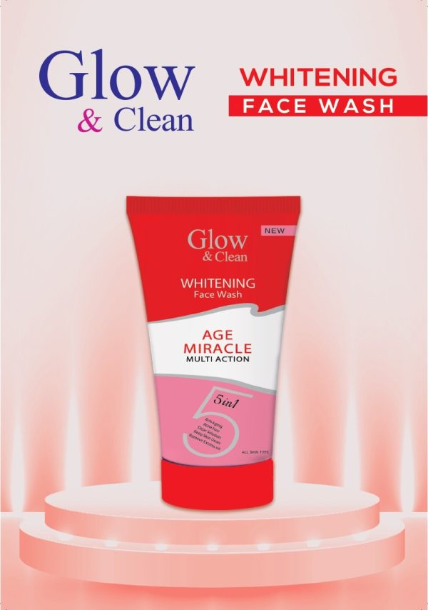 Glow and Clean Age Miracle Face Wash – Instant Brightening and Anti-Aging Cleanser for Radiant Skin, 120ML Deep Cleansing Formula with Visible Results - Image 3