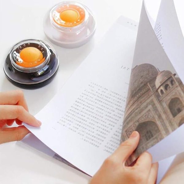 Sponge Damper Ball | Finger Wet Device | Desktop Finger Moistener (Roller Ball) Desk organizer (random color) - Image 6