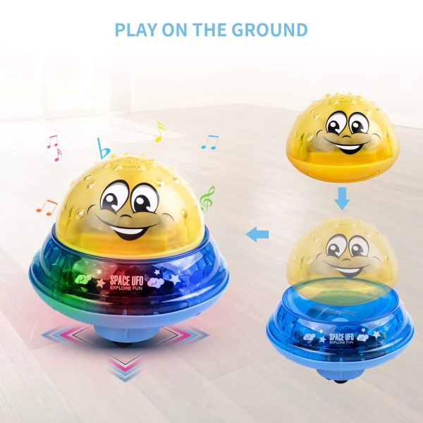 Refasy Children Bath Toys Automatic Water Spray Bathtub Toy for Kids Infant - Spray Ball - Image 4