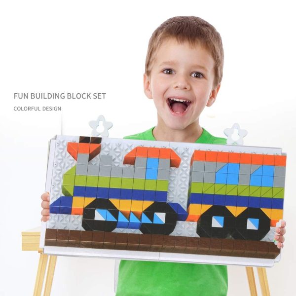 Building Block Set For Kids | Best Quality Block Table Toy For Kids - Toys For Boys & Girls - Building Blocks with Table ( Random design  ) - Image 4