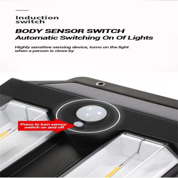 Solar Sensor Light | Solar Interaction Wall Lamp with Warm Light | Outdoor Waterproof Wall Mounted Lights for Garden - Image 4