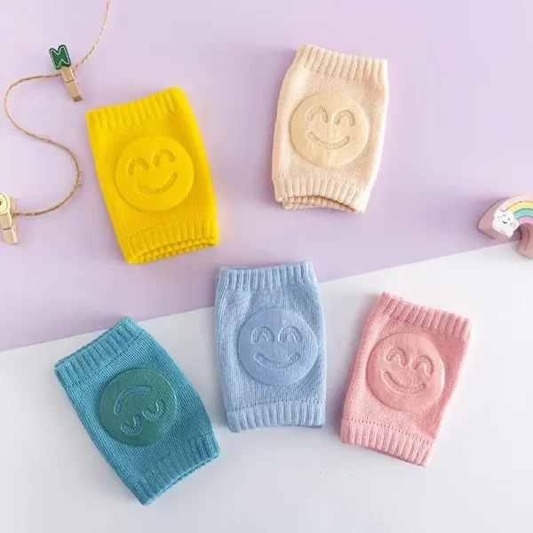 02 Pcs ( Pair ) - Soft & Protective Baby Knee Pads – Cushioned Support for Crawling Infants & Active Toddlers - Random Color - Image 6