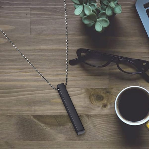 vertical bar Necklace Locket Chain for boys girls neck chain for men with locket Men`s Jeweler Pendant for men Stylish design - Image 12