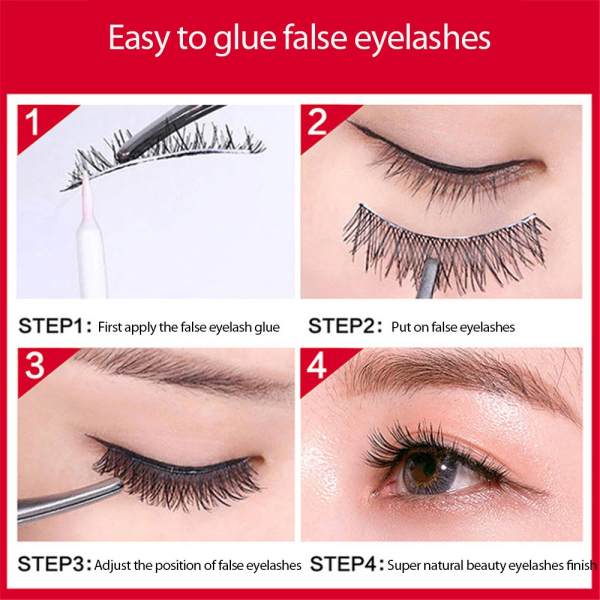 Clear Eyelash Glue Waterproof Lash Glue | Mink Eyelashes Glue | Eye Lash Adhesive Eye Cream - Image 9