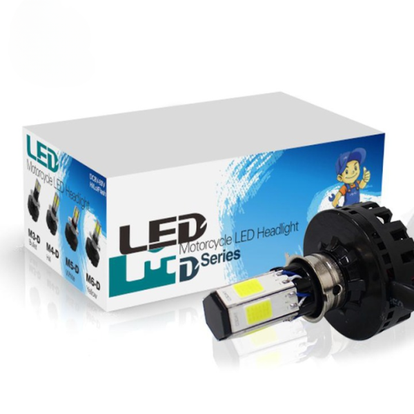 M6 LED Universal Headlight with Fan for All Bikes | universal fitting 3 function High/Low and flasher light - Image 5