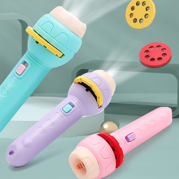 Mini Flashlight Projector Toy for Kids – Includes 3 Slides with 24 Random Images – Fun Educational Light Projection Toy for Boys & Girls - Image 3