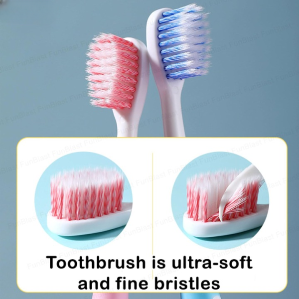 CHOFN Kids Toothbrush Set (3–12 Years) – Soft Bristles with Toy Car (Random Designs) - Image 6